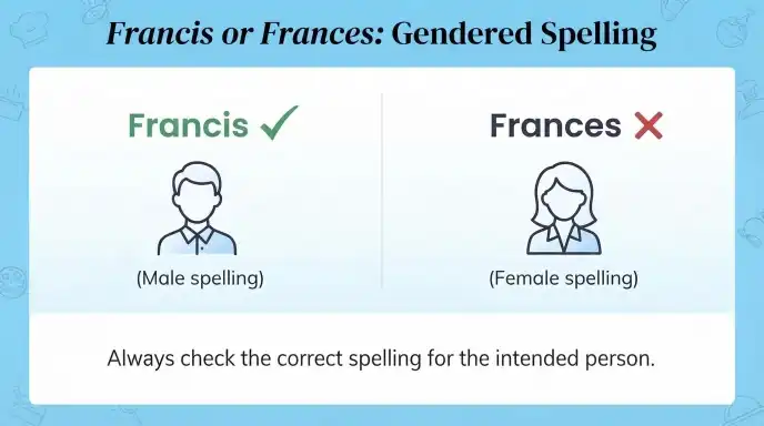 Francis or Frances