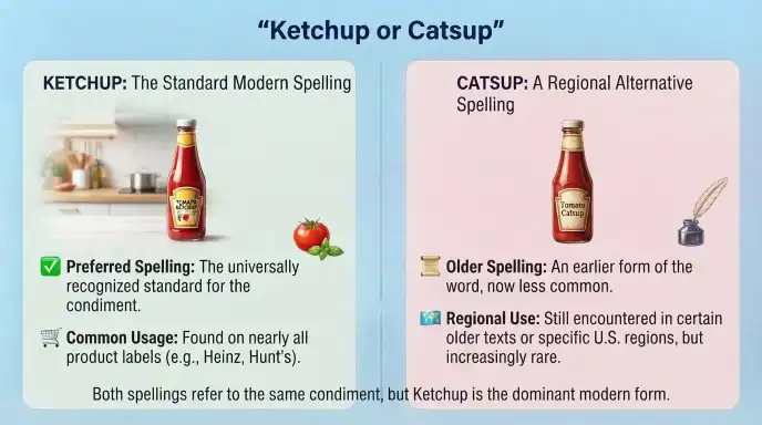 Ketchup or Catsup