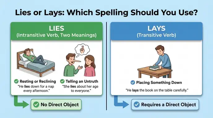 Lies or Lays: Which Spelling Should You Use?