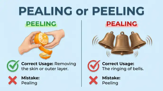 Pealing or Peeling