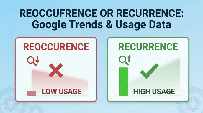Reoccurence or Recurrence : Google Trends & Usage Data