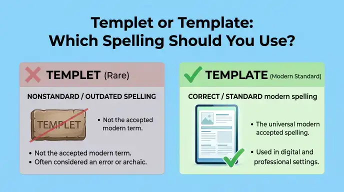 Templet or Template: Which Spelling Should You Use?