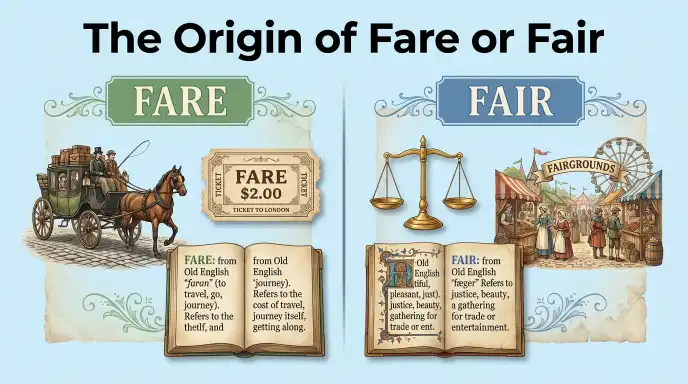 The Origin of Fare or Fair