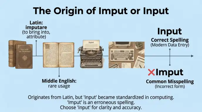 The Origin of Imput or Input