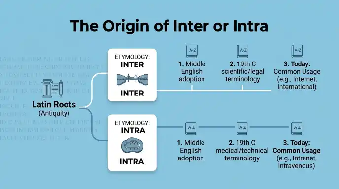 The Origin of Inter or Intra