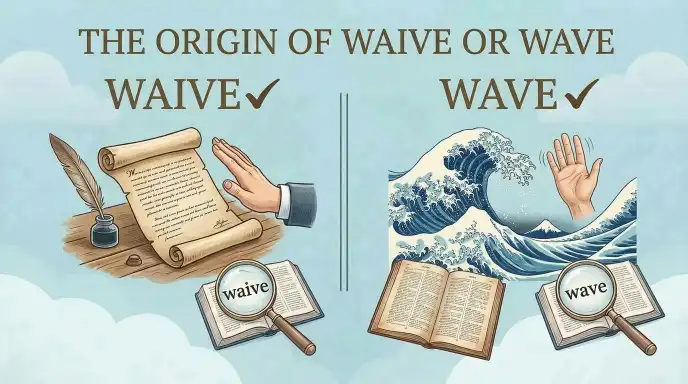 The Origin of Waive or Wave