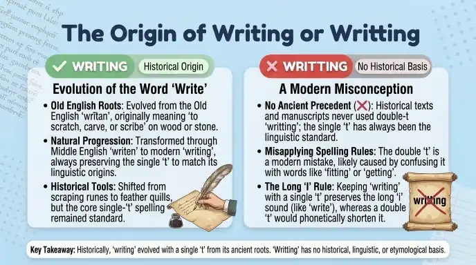 The Origin of Writing or Writting