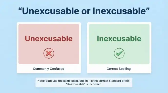 Unexcusable or Inexcusable