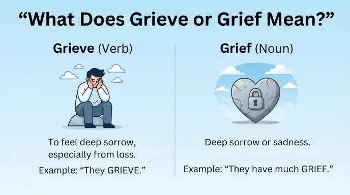 What Does Grieve or Grief Mean?