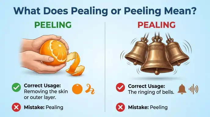 What Does Pealing or Peeling Mean?