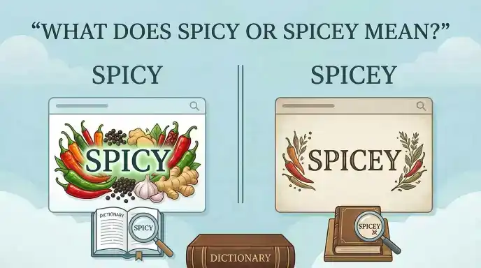 What Does Spicy or Spicey Mean?