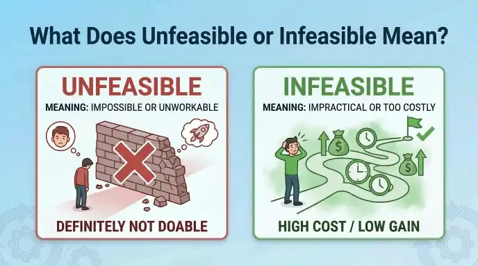 What Does Unfeasible or Infeasible Mean?